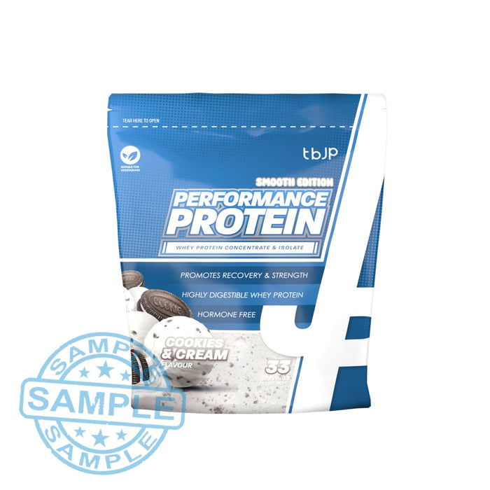Sample: Trained By Jp Performance Protein Cookies & Cream Smooth Samples