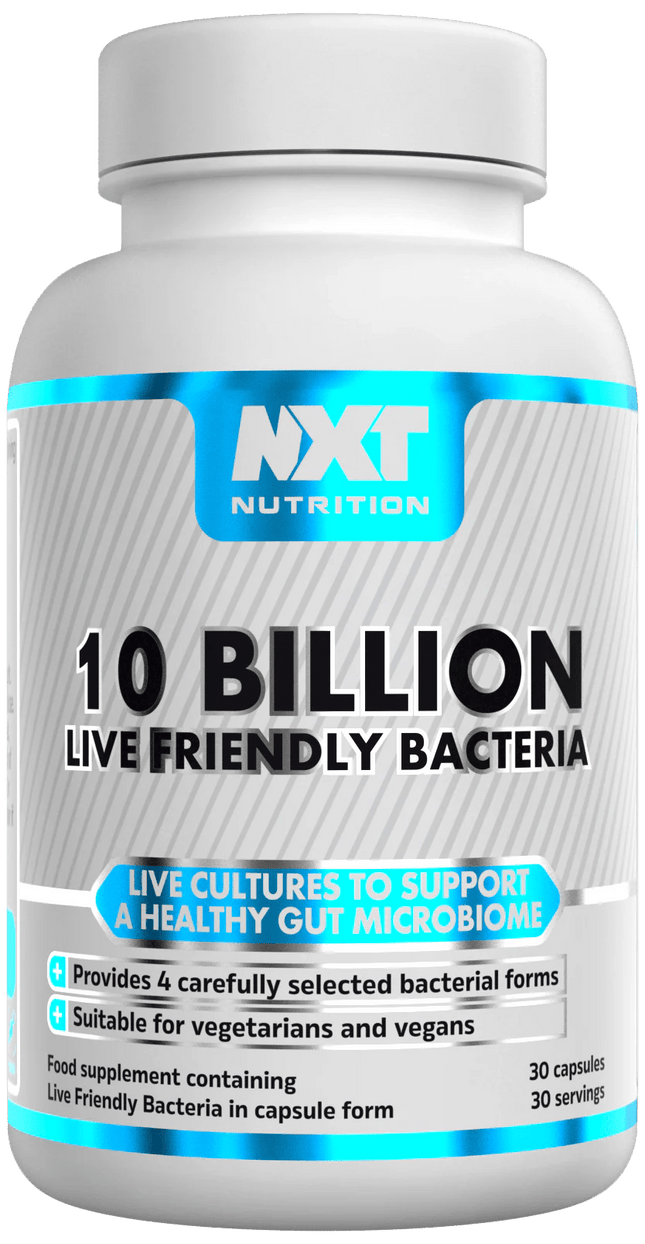 NXT Nutrition 10 Billion Live Friendly Bacteria 30 Capsules
