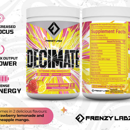 Frenzy Labz Decimate Pre-Workout (US Import)