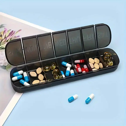 Large Weekly Pill Box Organiser (BLK)