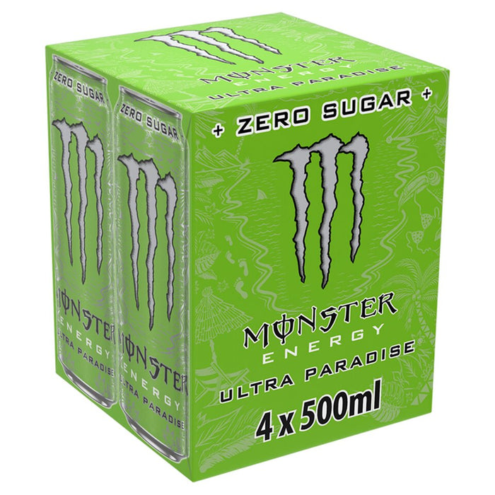 Monster Ultra Paradise 4 X 500Ml [CLEARANCE, BBE 11/2023]