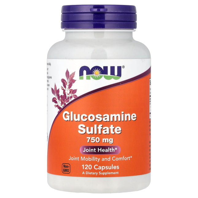 NOW Foods Glucosamine Sulfate 120 Capsules (750 mg per Capsule)