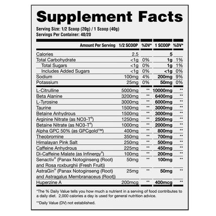 Apollon Nutrition Hooligan v8 Extreme Pre-Workout (US Import)