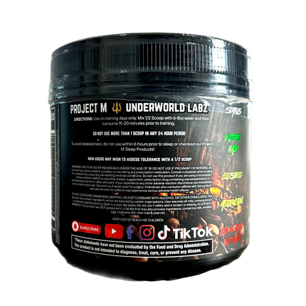 Project M x Underworld Labz God Slayer Pre-Workout (US Import)