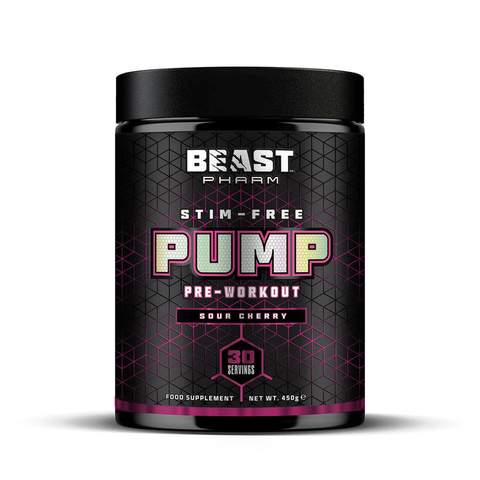Beast Pharm Pump Stimulant Free Pre-Workout 30 Servings