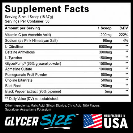 Supp Dawg Bite Down Non Stim Pre-Workout