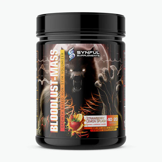 Synful Supplements BLOODLUST MASS – EXTREME PUMPS & MUSCLE VOLUME