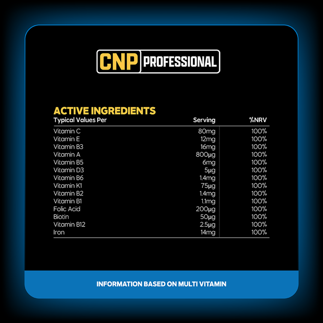 CNP Professional Multivitamins 30 Servings