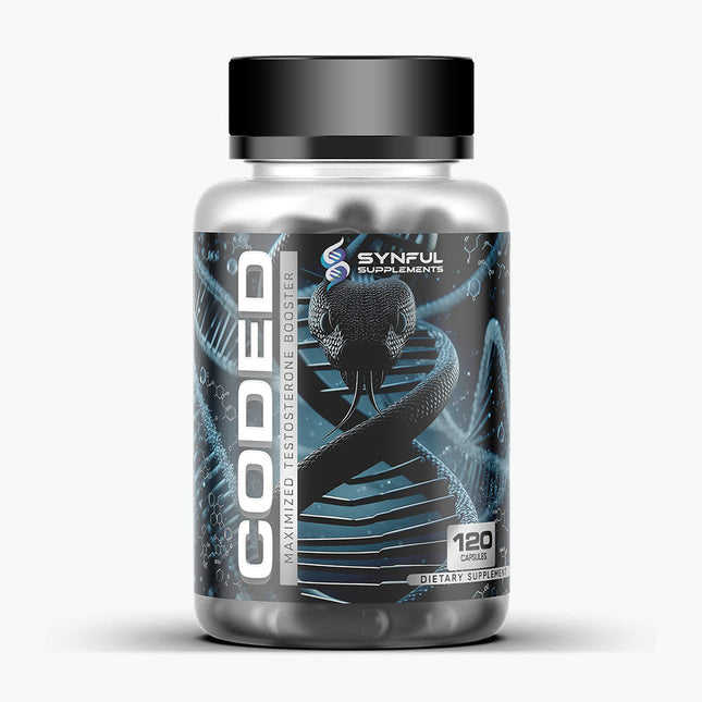 Synful Supplements Coded – Testosterone & Strength Support