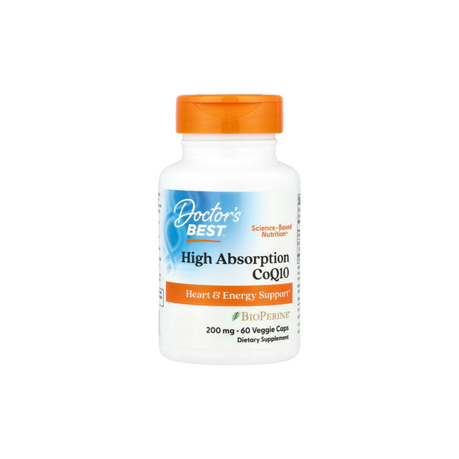Doctor's Best High Absorption CoQ10 with BioPerine® 60 Veggie Caps