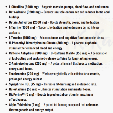 Koka Labz Doomsday Destruction Pre-Workout 25 Servings