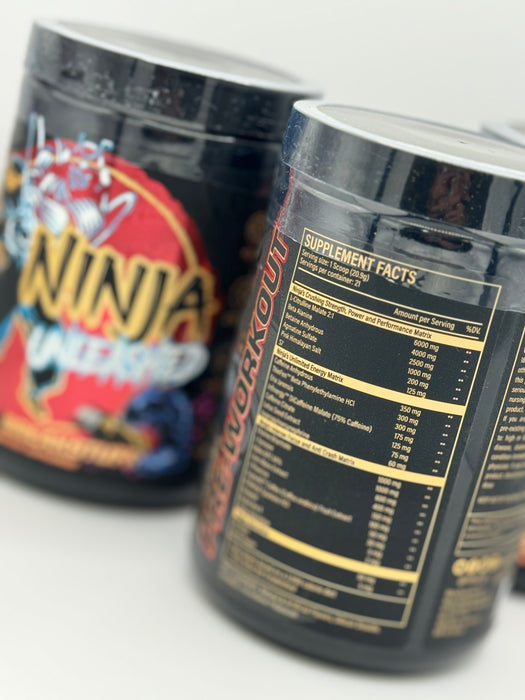Ninja Unleashed High Stim Pre Workout (US Import)