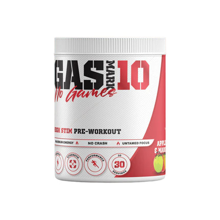 Gas Mark 10 No Games STIM Pre Workout 30 Serv