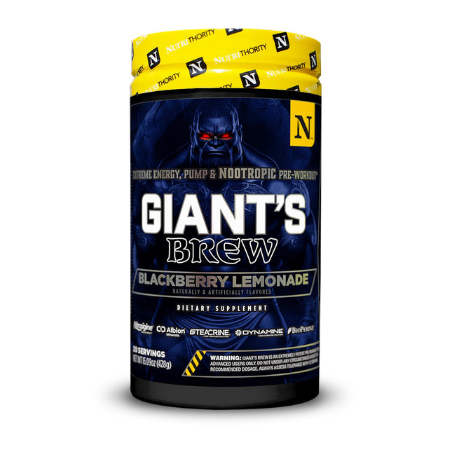 Nutrithority Giant's Brew - Extreme Energy, Pump & Endurance Pre-Workout