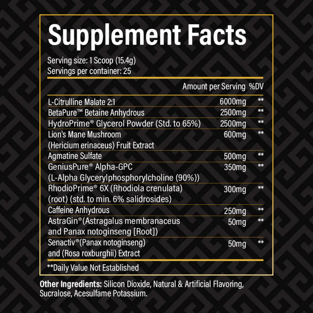 Historic Labs Pre-Workout