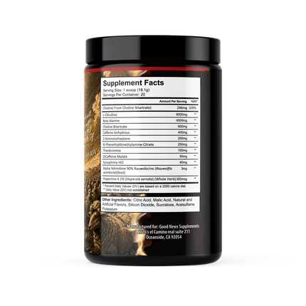 David VS Goliath Extreme Pre-Workout (US Import)