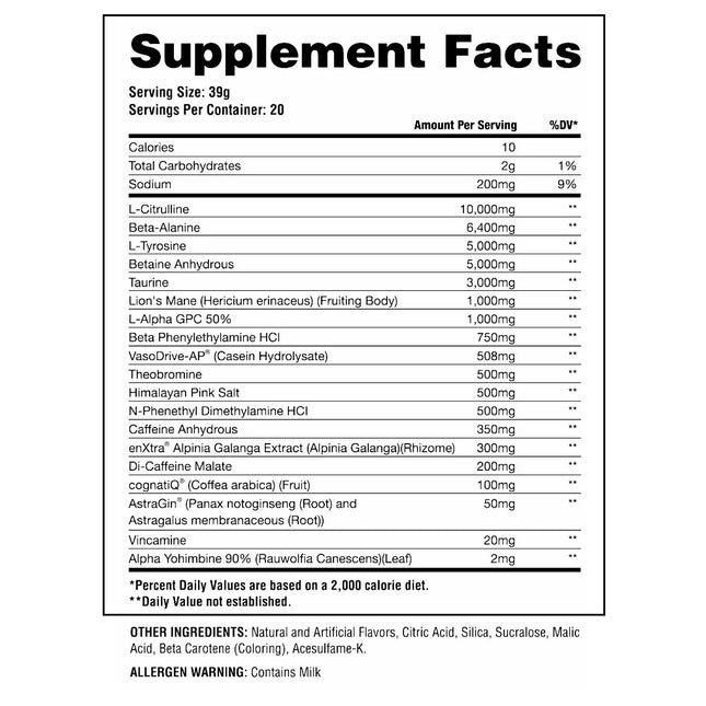 Apollon Nutrition TimeCop Elite Pre-Workout (US Import)