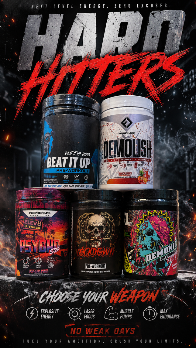 Hard Hitters v2 Pre-Workout Sample Pack