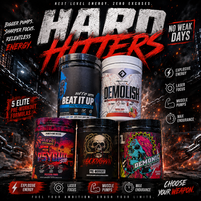 Hard Hitters v2 Pre-Workout Sample Pack