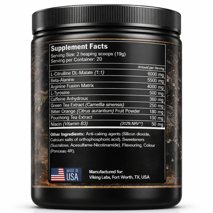 VIKING LABZ - GODDAMN FURY Pre workout