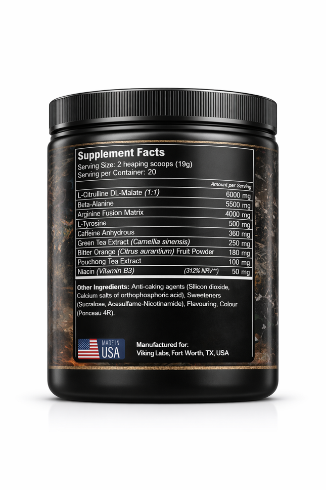 VIKING LABZ - GODDAMN FURY Pre workout