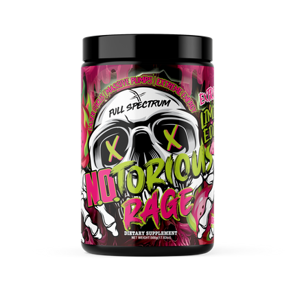 Full Spectrum Supplements N.O.TORIOUS Rage Extreme: Limited Edition Pre-Workout (US Import)