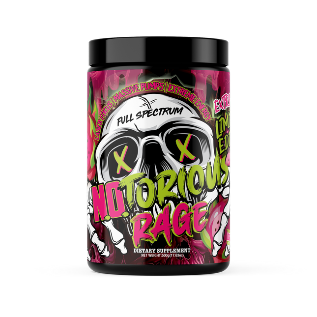 Full Spectrum Supplements N.O.TORIOUS Rage Extreme: Limited Edition Pre-Workout (US Import)