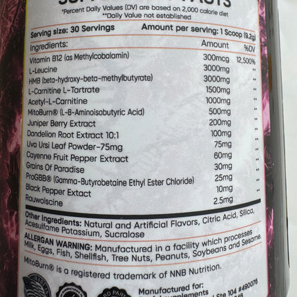 Synful Supplements Thermo Syn – Non-Stim Fat Burner