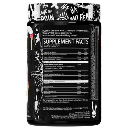 Afterdark Inhuman "Face Melter" Cherry Lime (US Import)