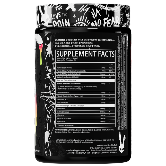 Afterdark Inhuman "Face Melter" Cherry Lime (US Import)