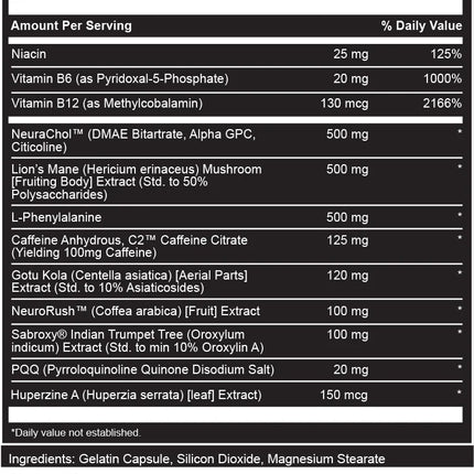 NUTRIFITT CODEX – ADVANCED NOOTROPIC FORMULA