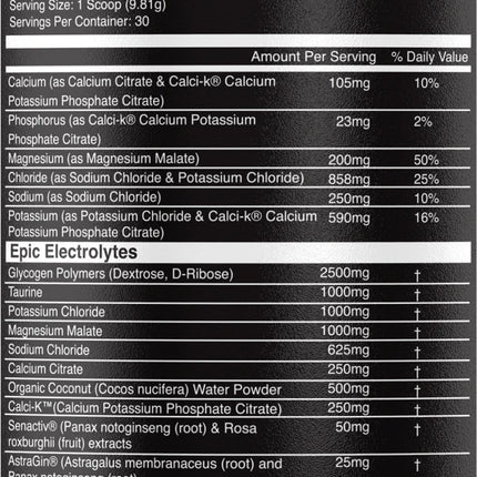 NUTRIFITT EPIC ELECTROLYTES
