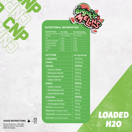 CNP Loaded H20 Advanced Hydration 20 Servings