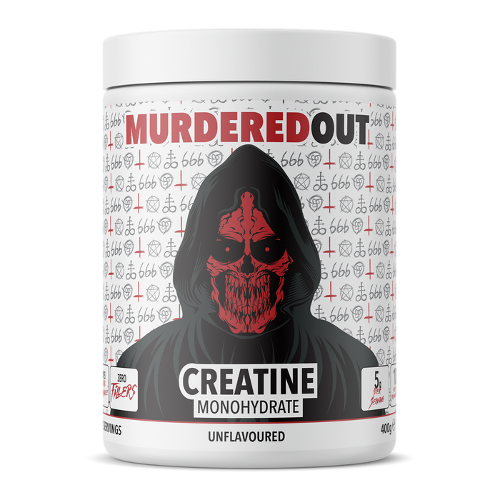 Murdered Out Micronised Creatine Monohydrate 400g - BBE February 2025