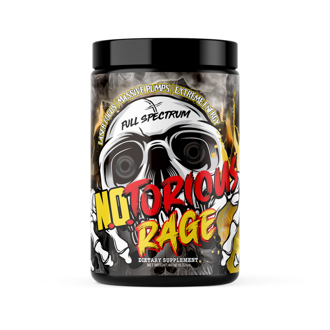 Full Spectrum Supplements N.O.TORIOUS Rage Pre-Workout (US Import)