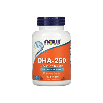 NOW Foods DHA-250 120 Softgels