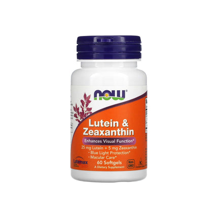 NOW Foods Lutein & Zeaxanthin 60 Softgels