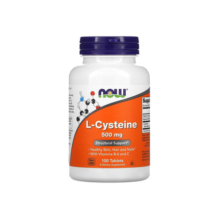 NOW Foods, L-Cysteine, 500 mg, 100 Tablets