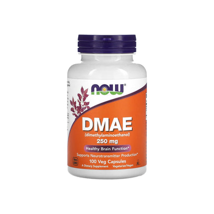NOW Foods DMAE 250mg 100 Veg Capsules