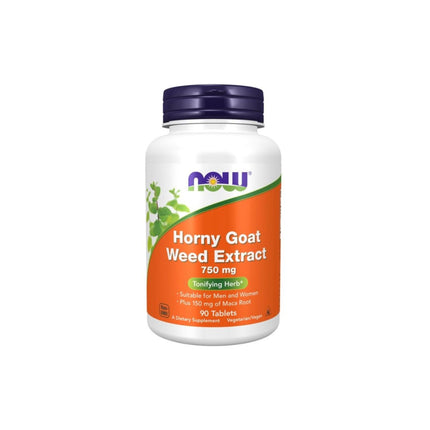 NOW Foods Horny Goat Weed Extract 750mg 90 Tabs