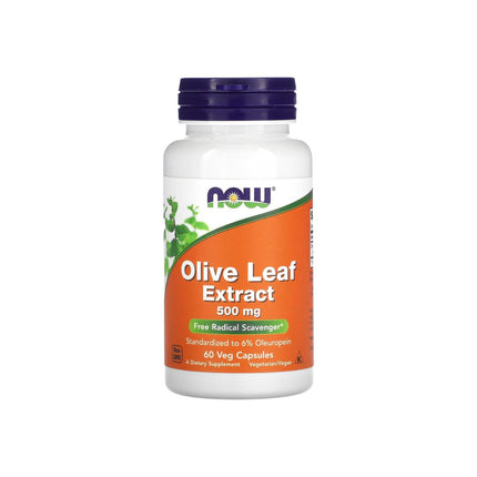 NOW Foods Olive Leaf Extract 500mg 60 vcaps