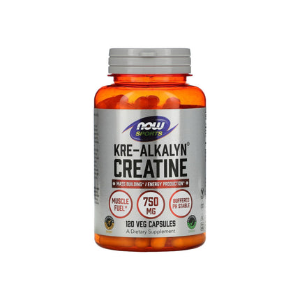 NOW Foods Sports Kre-Alkalyn Creatine 750mg 120 Capsules