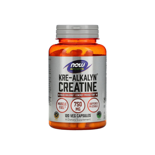 NOW Foods Sports Kre-Alkalyn Creatine 750mg 120 Capsules
