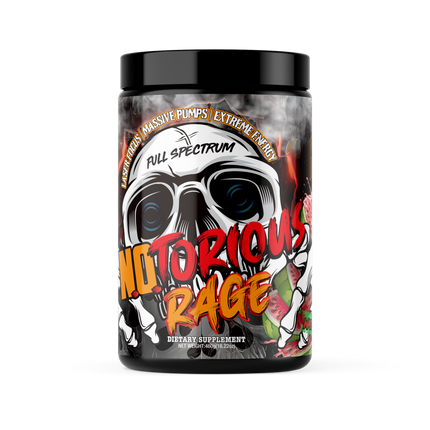 Full Spectrum Supplements N.O.TORIOUS Rage Pre-Workout (US Import)