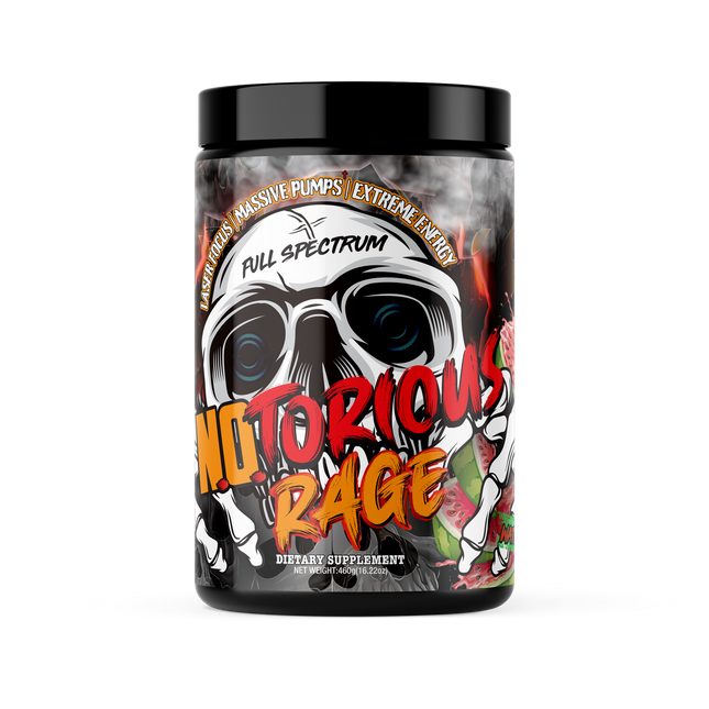Full Spectrum Supplements N.O.TORIOUS Rage Pre-Workout (US Import)