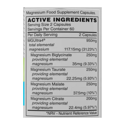 Naughty Boy Lifestyle Mg Ultra 4 60 Caps