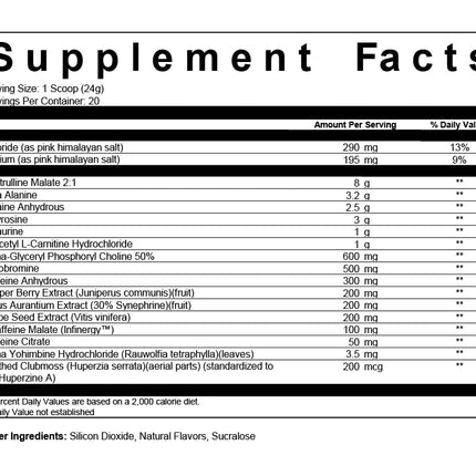 OMMI Energy All in One High Stim Pre-Workout (US Import)