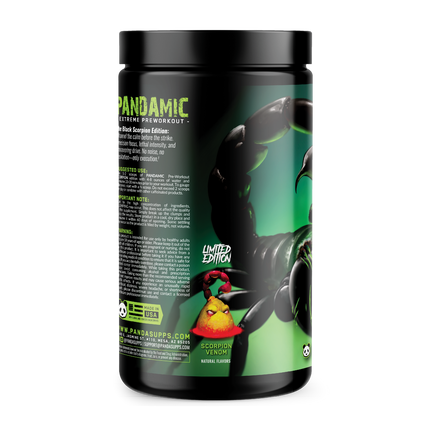 Panda Supps PANDAMIC - Limited Edition Extreme Pre-Workout (SCORPION VENOM)