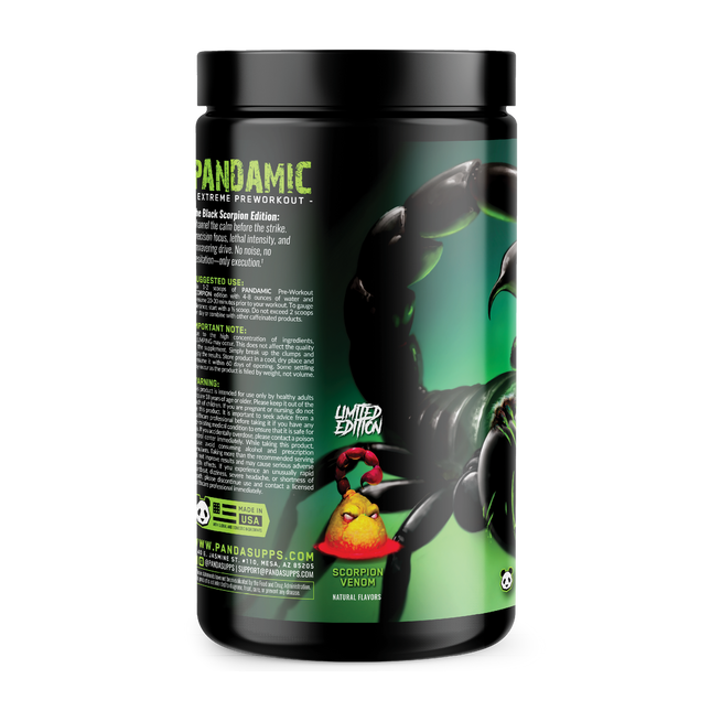 Panda Supps PANDAMIC - Limited Edition Extreme Pre-Workout (SCORPION VENOM)