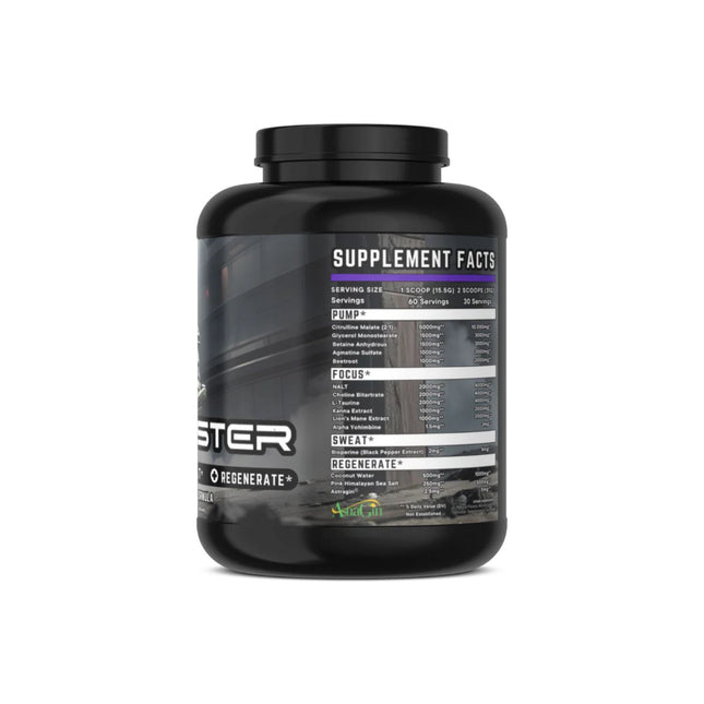 Project M x Gym Power Pump Master Extreme Barely-Stim Pump Formula (US Import)